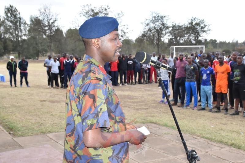 File image of Kenya Airforce officer Colonel Flavian Mwangi Waweru.