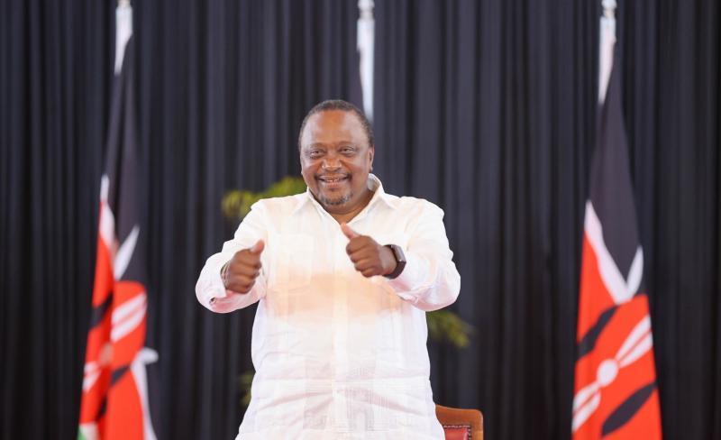 Former President Uhuru Kenyatta.