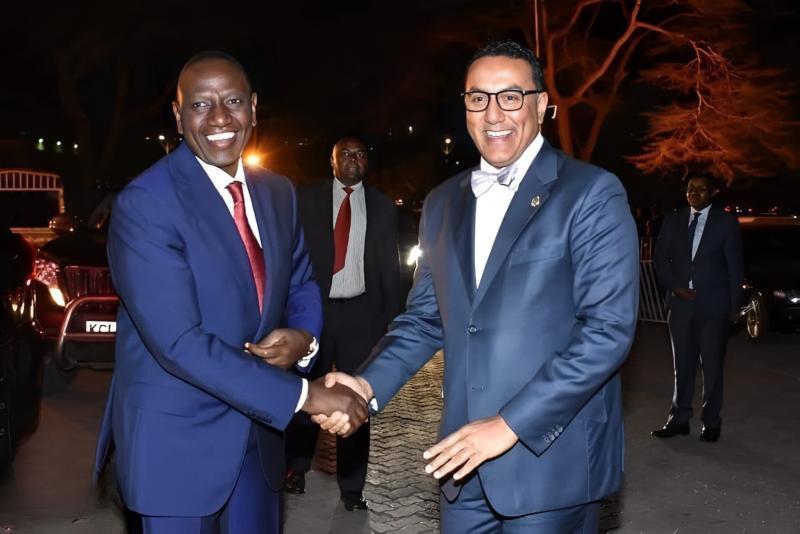 CS Najib Balala with President William Ruto.