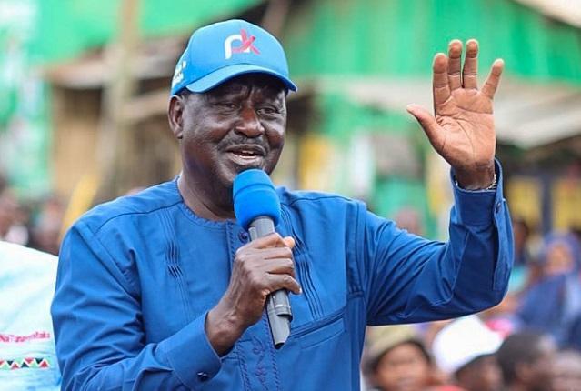 File image of ODM leader Raila Odinga