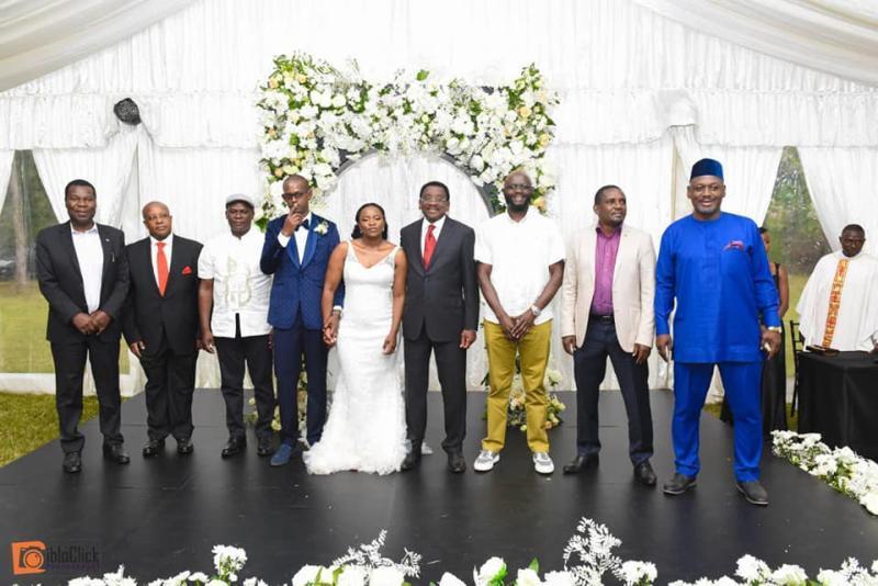 James Orengo's daughter Lavender is now married to her lover Albert Adur.
