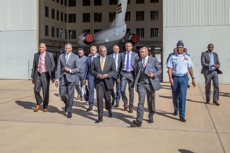 Deputy President Rigathi Gachagua leaves Kenya for Rwanda.