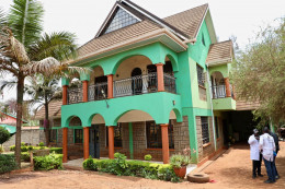 The house where Mr. Mwangi was killed.