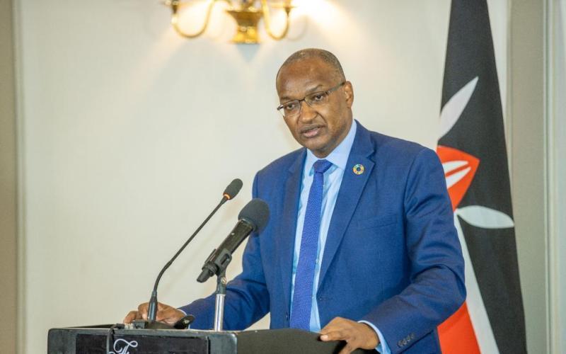 Central Bank of Kenya Governor Patrick Njoroge.