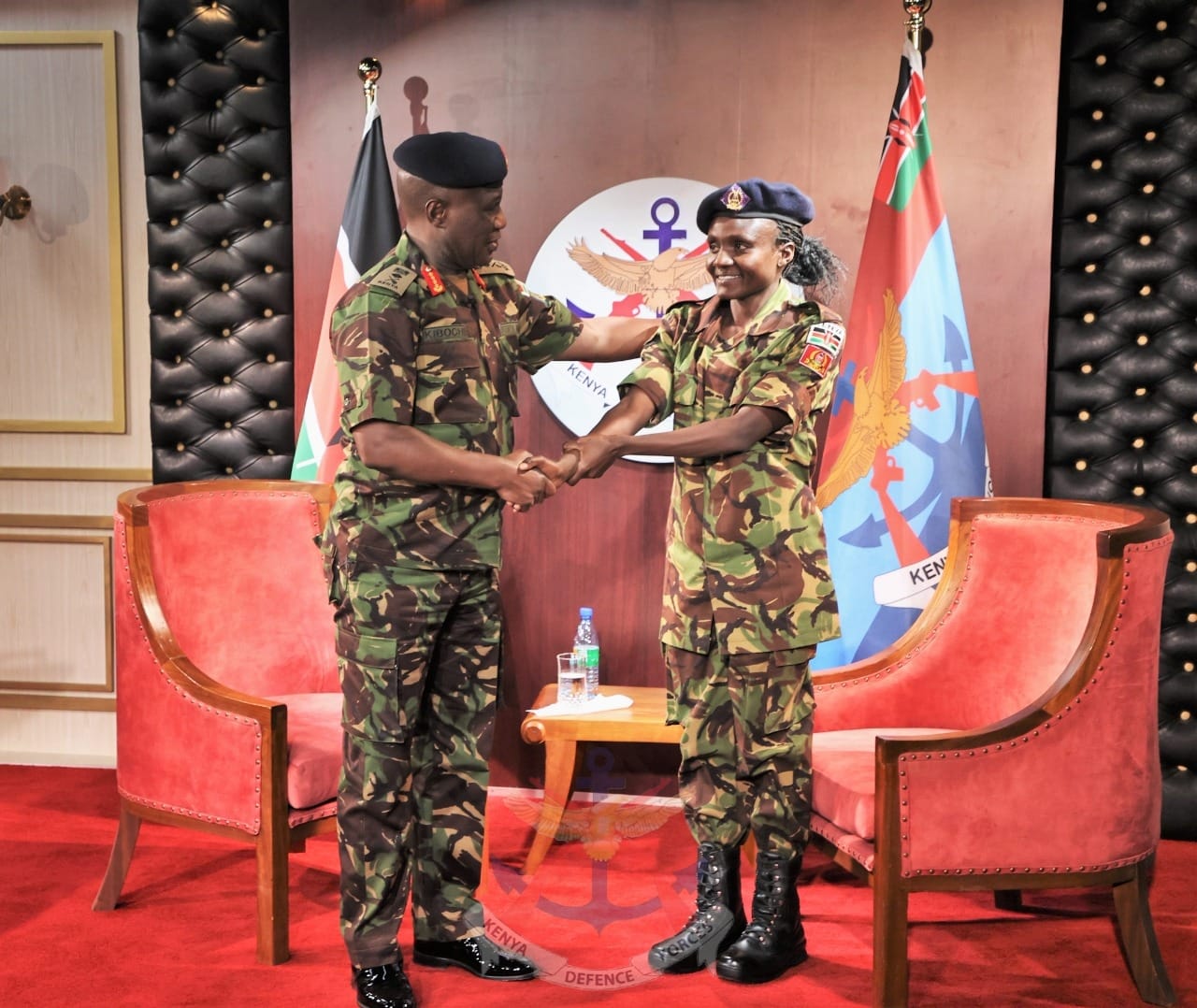 Chief of Defence Forces General Kibochi Fetes Jepkosgei After London Marathon Silver Win