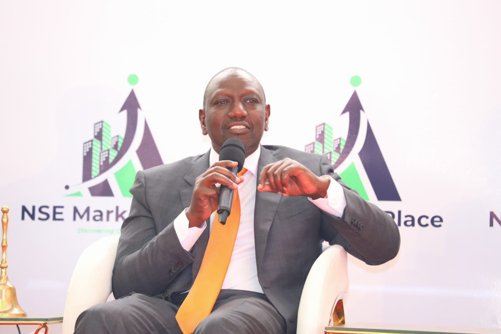 President William Ruto at the NSE launch.