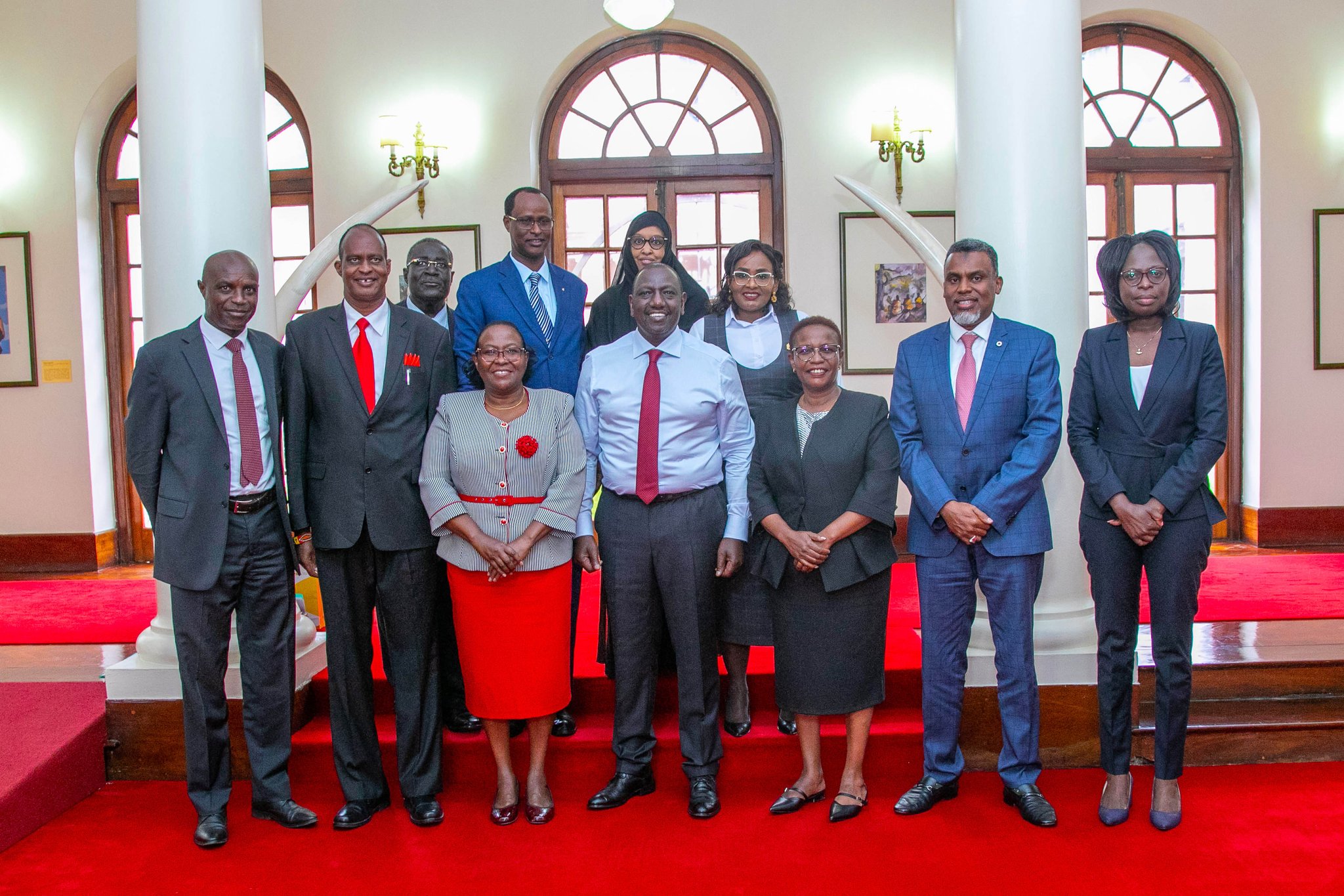 President William Ruto with the IPOA team.