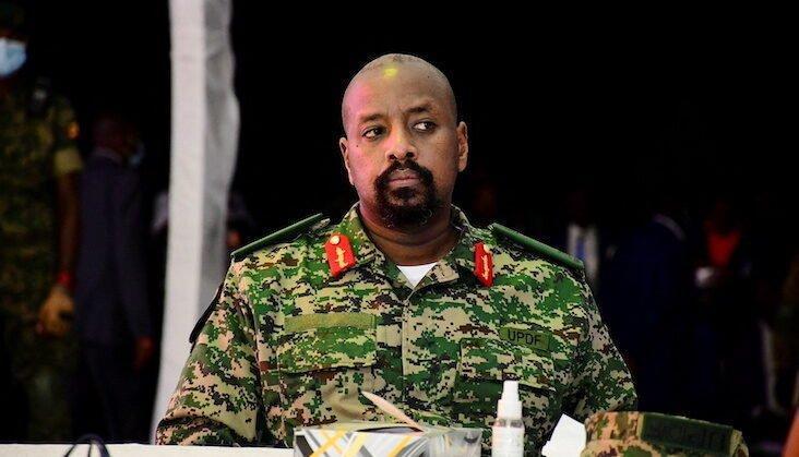 Uganda President Yoweri Museveni's son Muhoozi Kainerugaba.