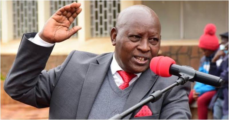 Governor Mutahi Kahiga of Nyeri county.