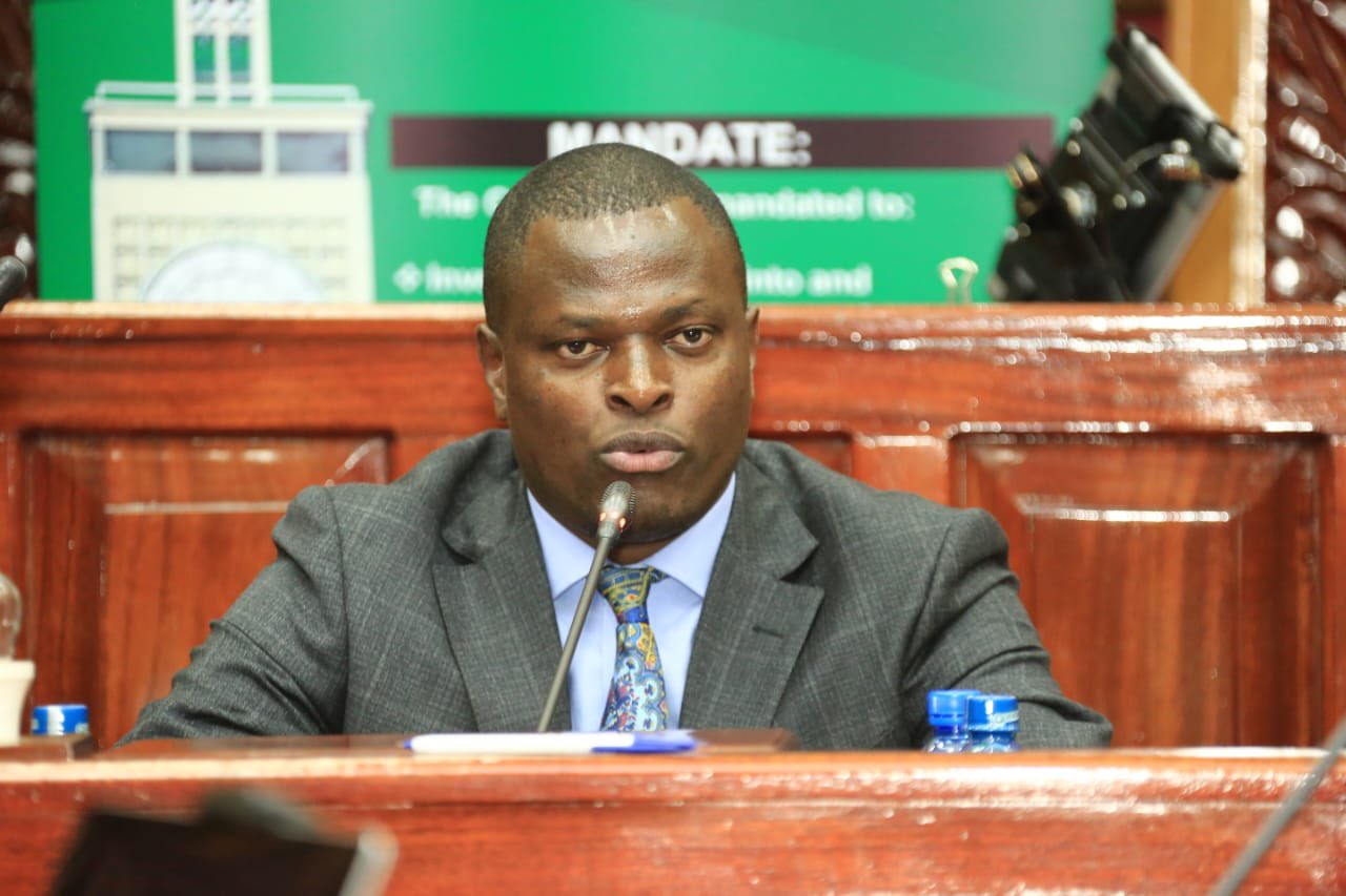 File image of Kiharu Member of Parliament (MP) Ndindi Nyoro.
