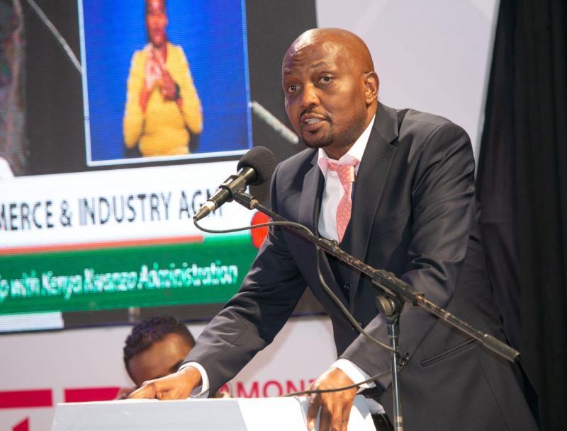 Cabinet Secretary for Trade and investment Moses Kuria