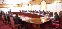 President Ruto chairs first cabinet meeting at State House.