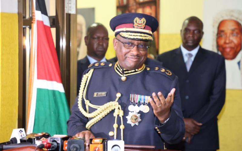 File image of Police IG Japhet Koome