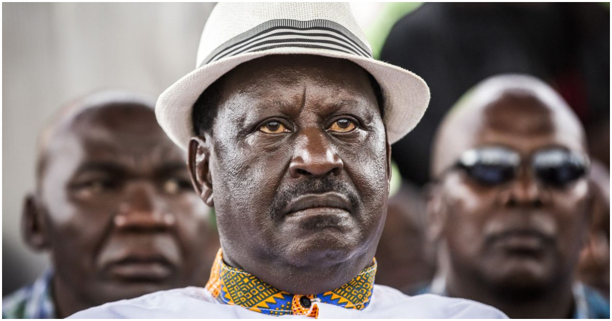 Raila Odinga led the party in mourning Ochieng Ruku.