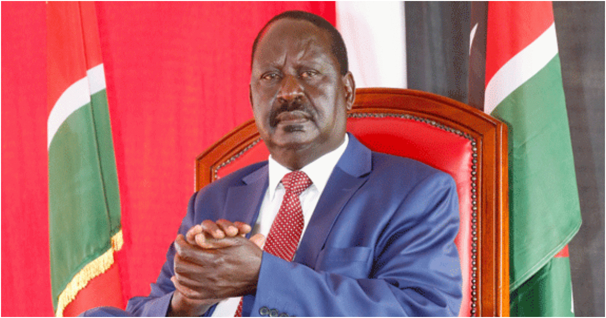ODM leader Raila Odinga.