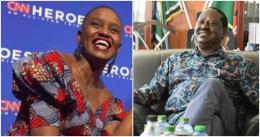 Nelly Cheboi revealed ODM leader Raila Odinga came to her rescue when she was in need.