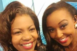 File Image of Former KTN news anchor Betty Kyallo and the late Catherina Kasavuli.