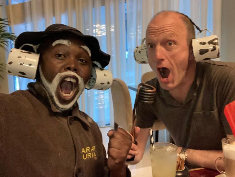 Peter Drury meets Kenyan comedian Arap Uria.
