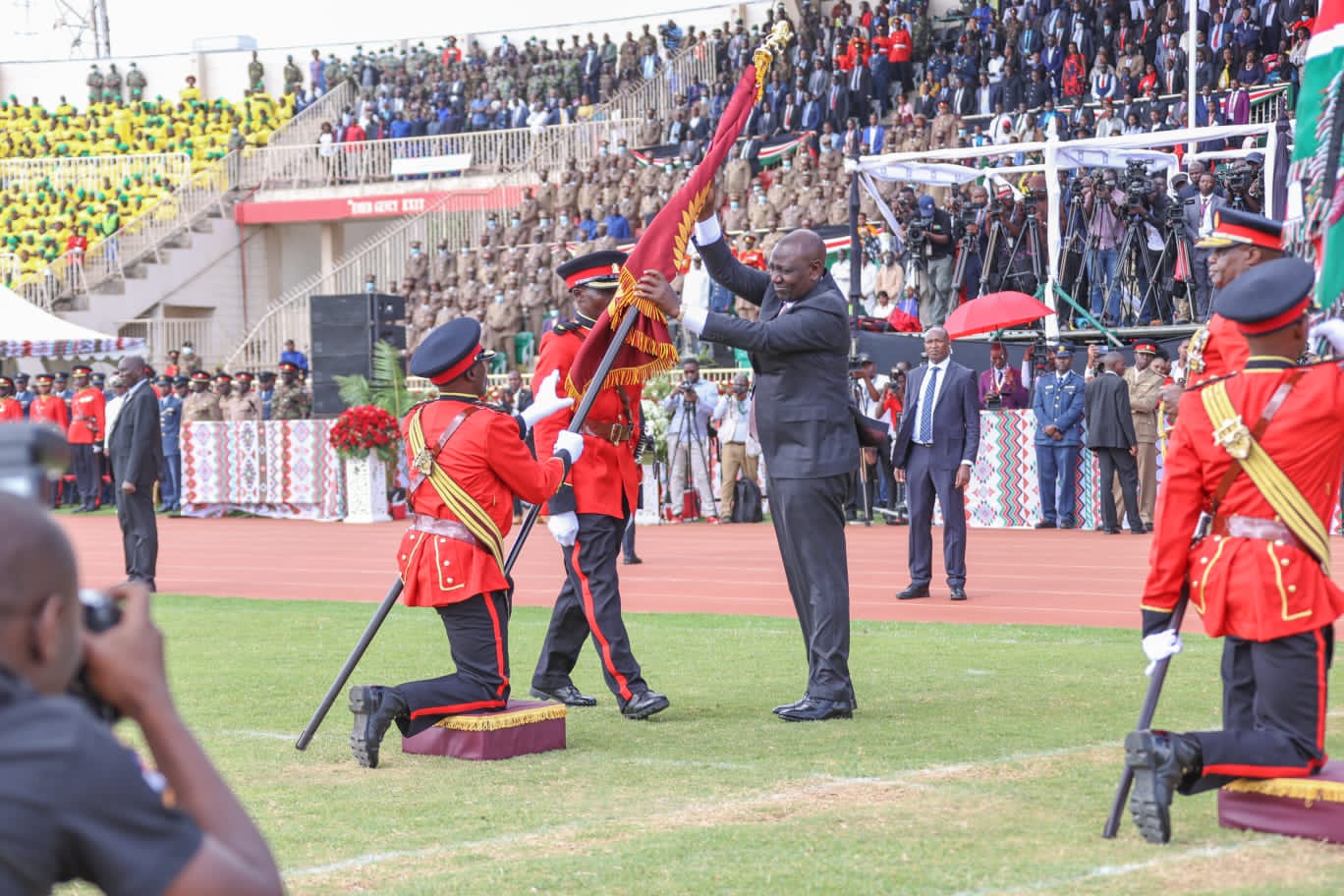 President William Ruto at Nyayo stadium.