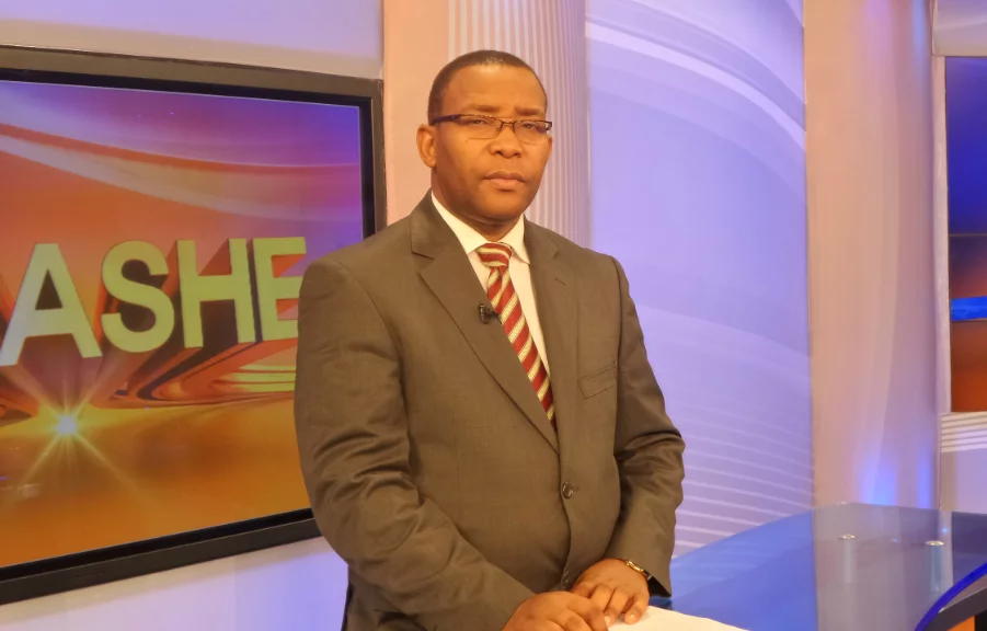 Citizen TV Swahili news anchor Swaleh Mdoe.