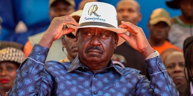 File image of Azimio leader Raila Odinga.
