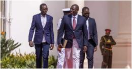 President William Ruto with his son Nick. Image Courtesy.