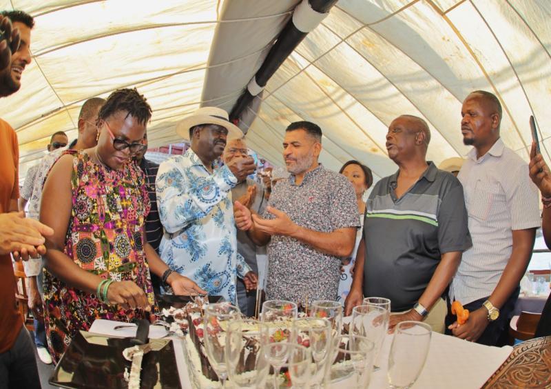 Raila Odinga celebrates his Birthday in Mombasa County.
