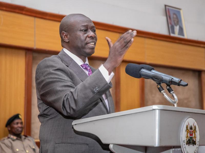 File image of Deputy President Rigathi Gachagua.