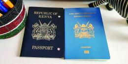 File image of the Kenyan Passport.