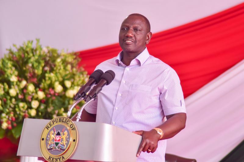 File Image of President William Ruto.