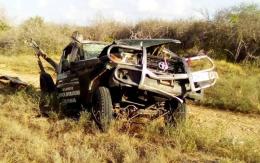 File Image of destroyed vehicle.