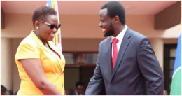 File image of Governor Kawira and her husband Murega Baichu