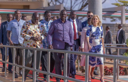 President William Ruto, his deputy Gachagua and US First lady Dr. Jill Biden.