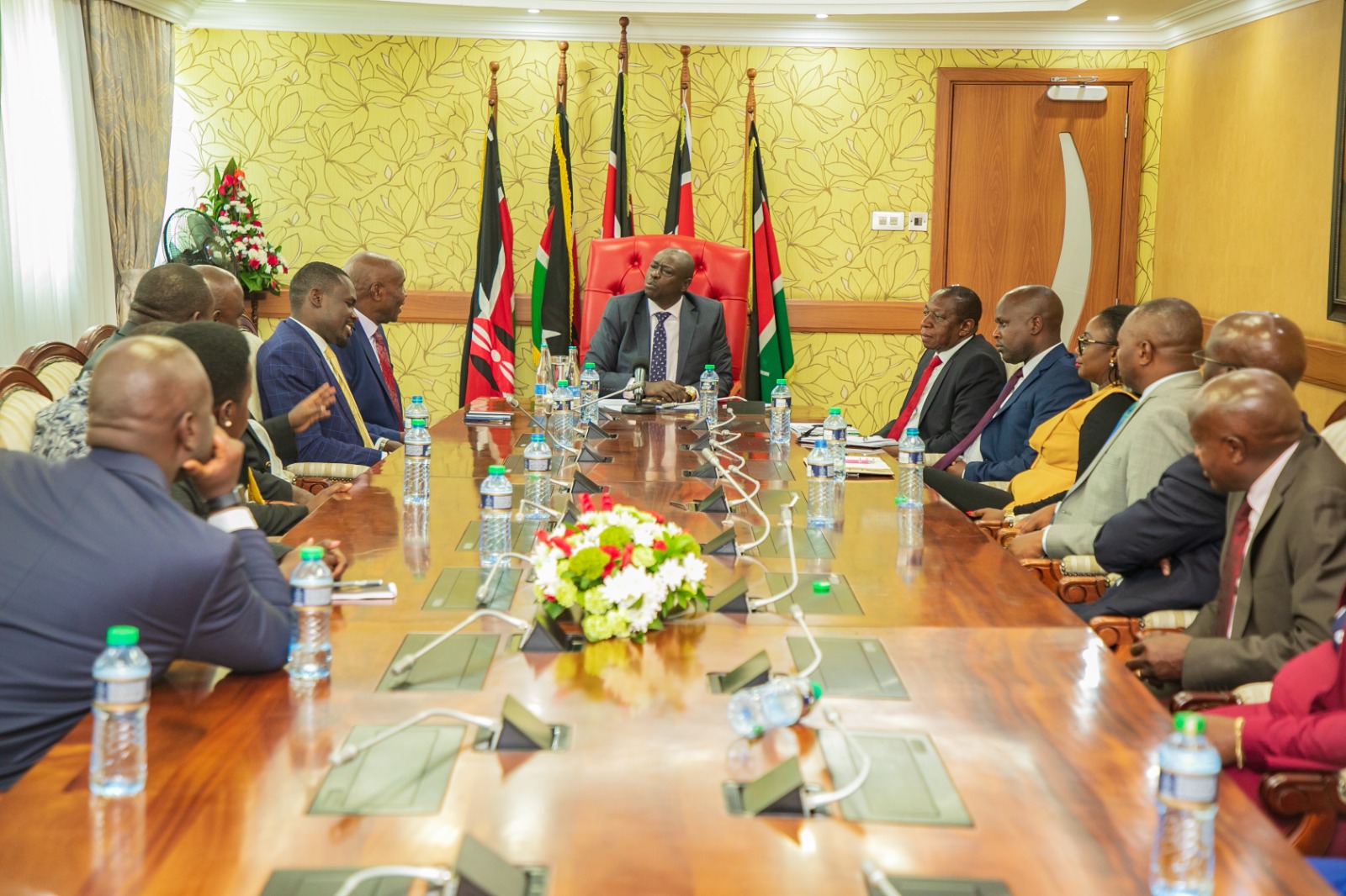 Deputy President Rigathi Gachagua meets leaders from Nyamira and Kisii Counties.