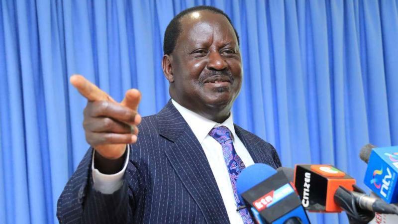 File image of Azimio la Umoja leader Raila Odinga.