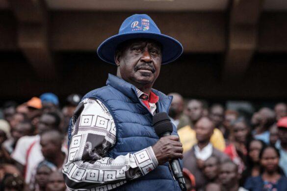 File image of Azimio leader Raila Odinga.