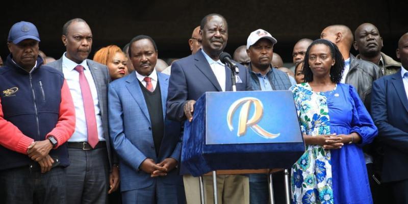 File image of Raila Odinga.