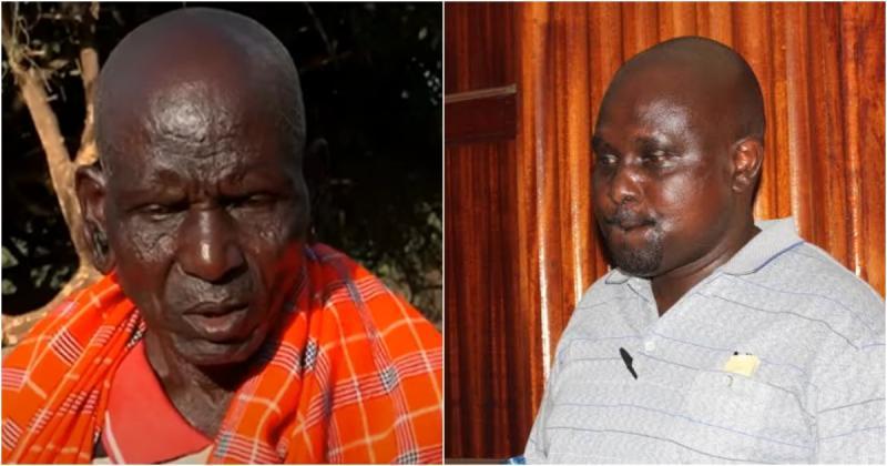 A collage of Fredrick Leliman (r) and his father Stephen Leliman (l).