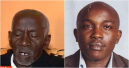 Photo collage of Late Willie Kimani and his father Paul Kinuthia.