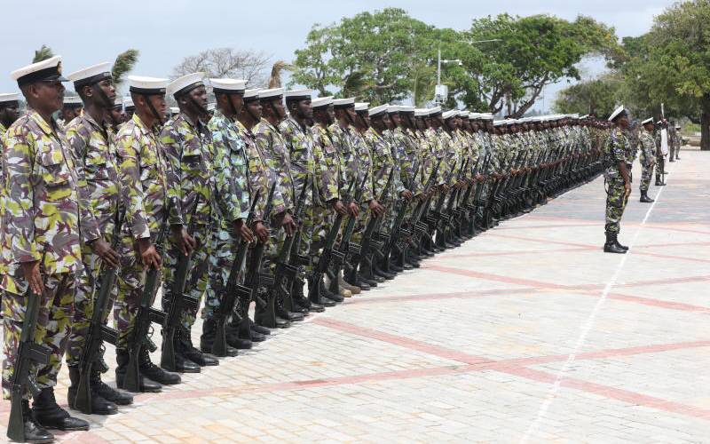 File image of KDF soldiers.