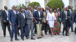 President Ruto with leaders from Nyanza region at State House.