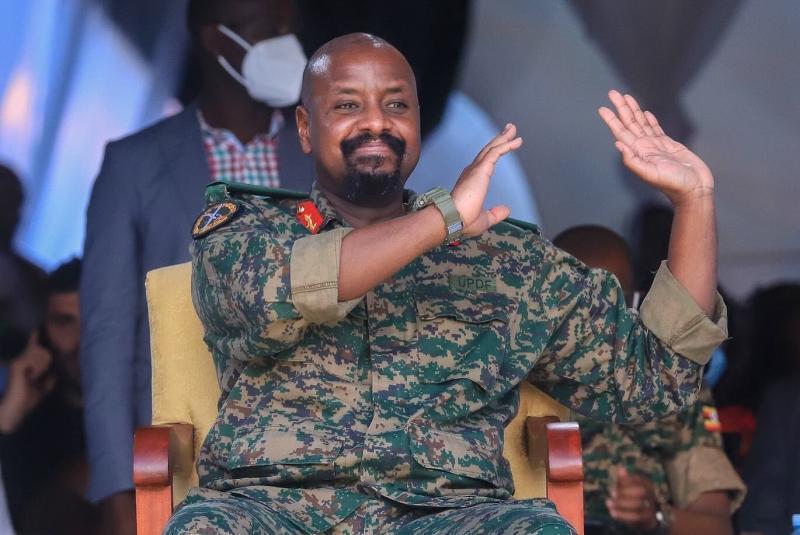 File Image of President Yoweri Museveni's son Muhoozi Kainerugaba.