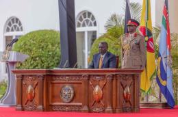 President William Ruto at State House.