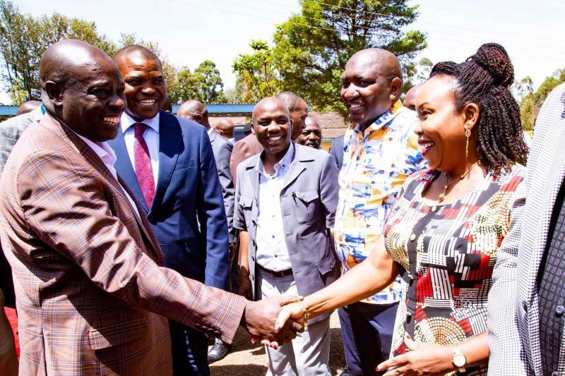 DP Rigathi Gachagua at Kianyaga Boys High School.