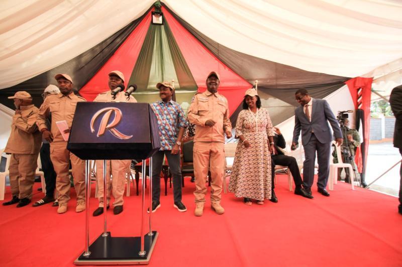 ODM leader Raila Odinga during the launch of countrywide mass action.