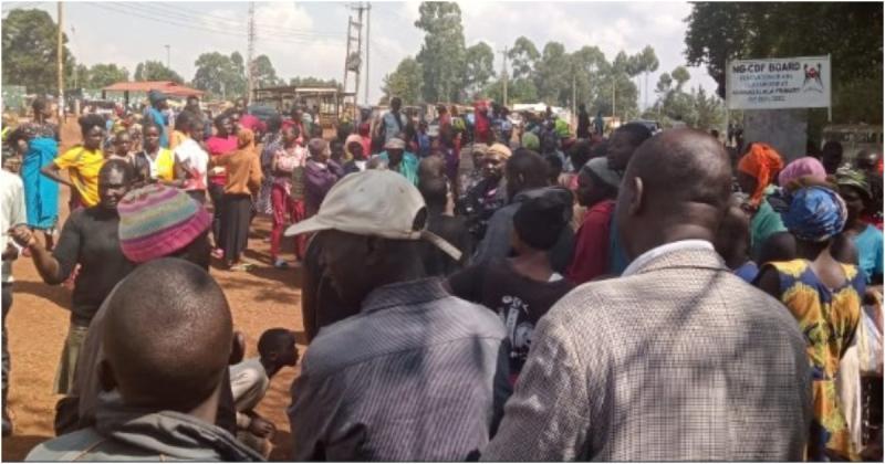 The parents held protests after learning one of the pupils had died following punishment from a teacher.