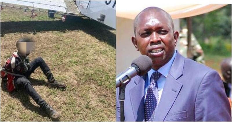 Kapseret MP Oscar Sudi said he'd take the young boy to an aviation school.