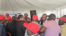 Standoff as Kanini Kega is ejected from key party event in Nairobi.