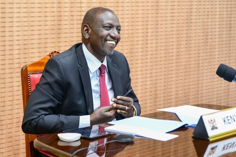 President Ruto at State House.