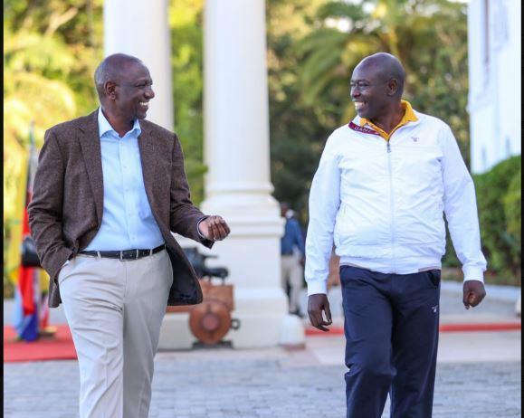 President William Ruto and his deputy Rigathi Gachagua.